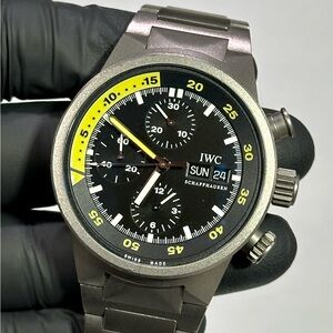 IWC Aquatimer IW371903 Chronograph Automatic Titanium Day-Date 42mm Luxury Watch